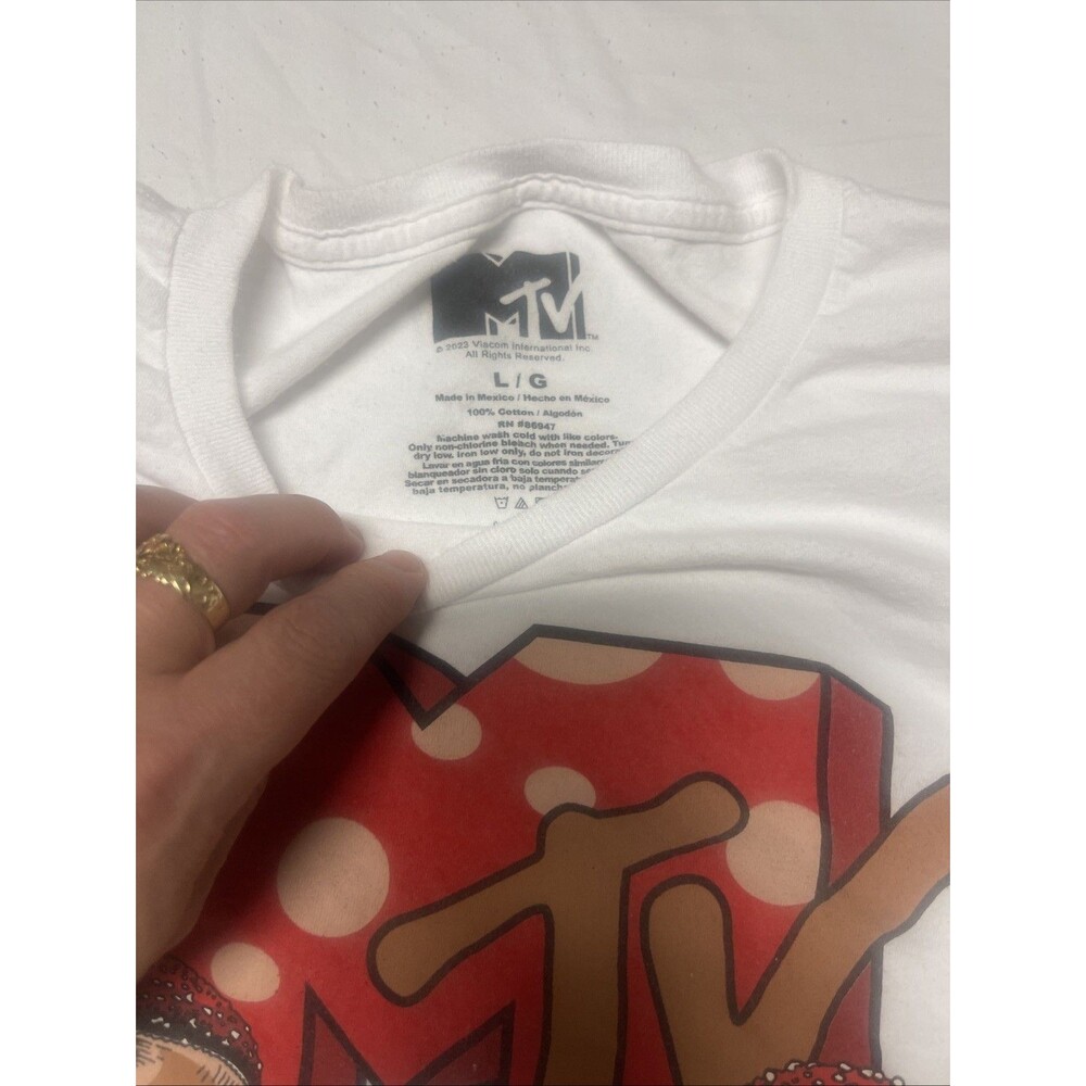 MTV Brand 'MTV Shrooms' Themed Graphic Tee Large - Picture 3 of 4